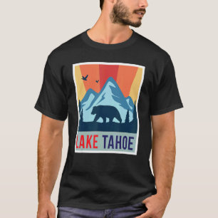 Camiseta Lago Tahoe Grizzly oso Sierra de Esquí de Californ