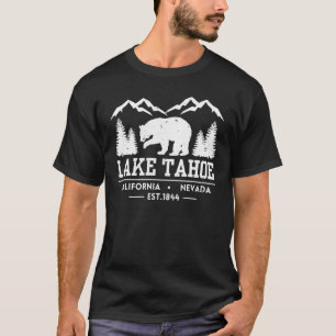 Camiseta Lago Tahoe - Montañas Grizzly Bear de California