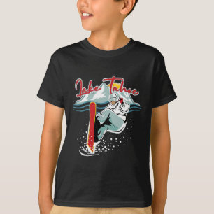 Camiseta Lago Tahoe Sierra Nevada California Snowboard S