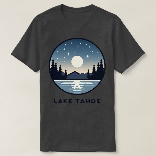 Camiseta Lago Tahoe TShirt 6 (Diseño del anverso)