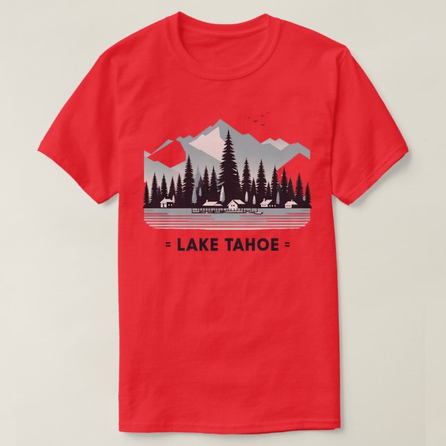 Camiseta Lago Tahoe TShirt 9 (Diseño del anverso)