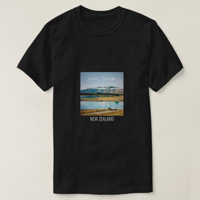 Camiseta Lago Tekapo Nueva Zelanda (Diseño del anverso)
