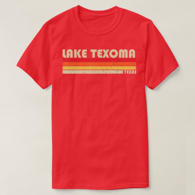 Camiseta LAGO TEXOMA TEXAS Cunera curioso Camping Verano Gi (Diseño del anverso)