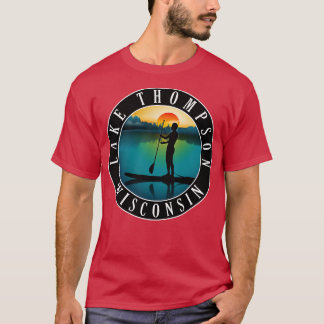 Camiseta Lago Thompson Wisconsin Paddleboarding