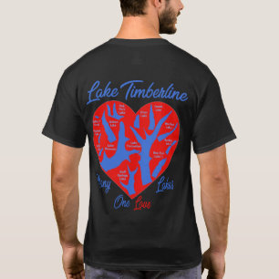 Camiseta Lago Timberline, muchos lagos, un amor