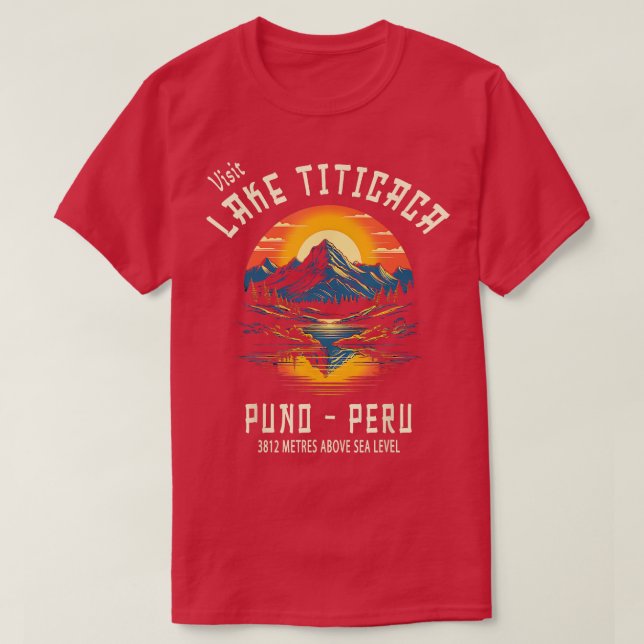 Camiseta Lago Titicaca 6 (Diseño del anverso)