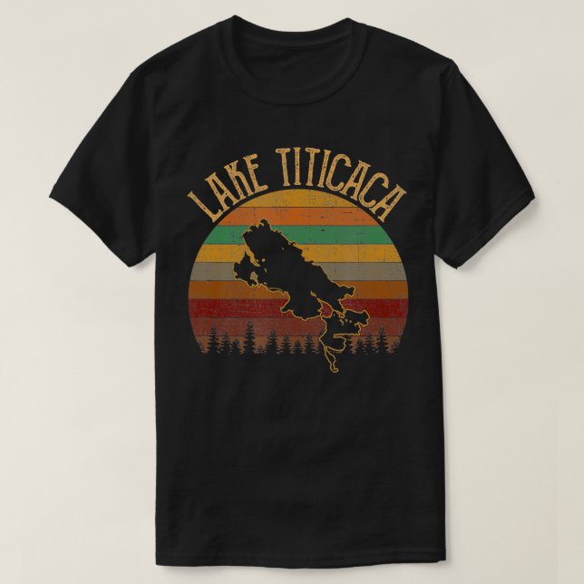 Camiseta Lago titicaca vintage titicaca (Diseño del anverso)