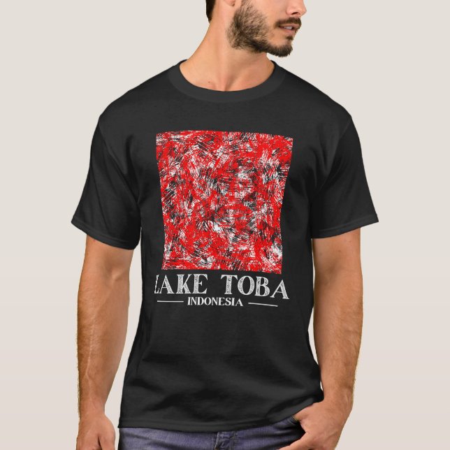 Camiseta Lago Toba, Indonesia (Anverso)