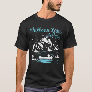 Camiseta Lago Valón de Verano Retro Michigan