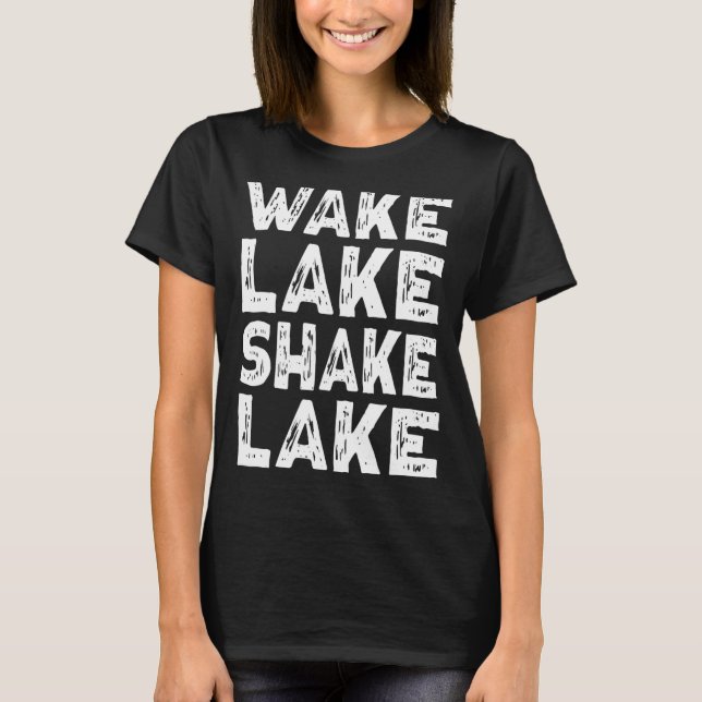 Camiseta Lago Wake Lake Shake (Anverso)