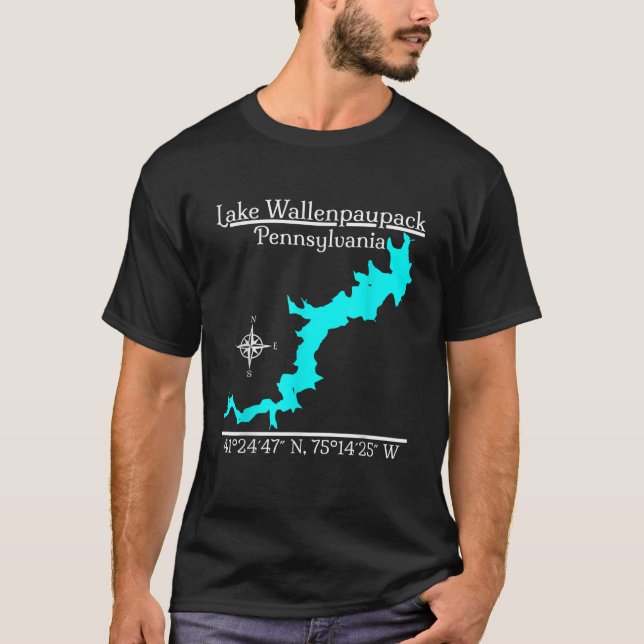 Camiseta Lago Wallenpaupack Pennsylvania (Anverso)