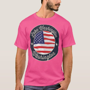Camiseta Lago Washington - Washington Patriótico Recuerdo T