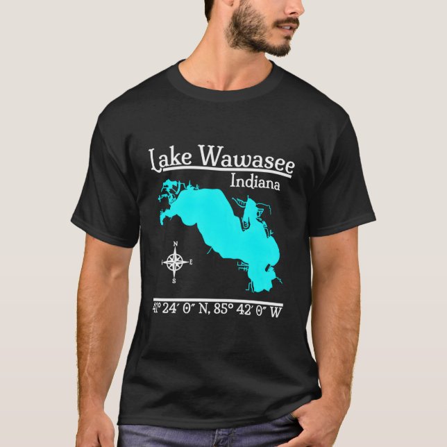 Camiseta Lago Wawasee Indiana (Anverso)