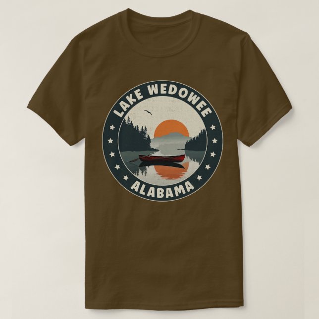 Camiseta Lago Wedowee Alabama Sunset TShirt (Diseño del anverso)