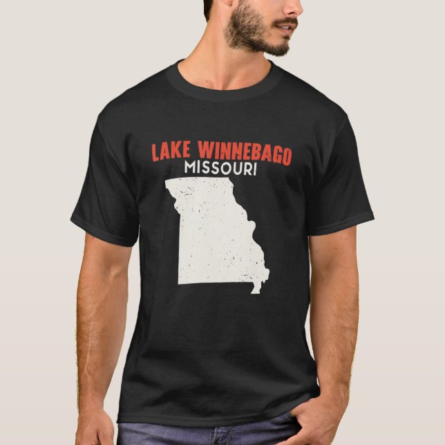 Camiseta Lago Winnebago Missouri Estados Unidos Estados Uni (Anverso)