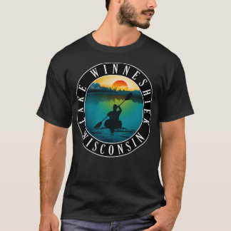 Camiseta Lago Winneshiek Wisconsin Kayaking