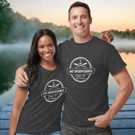 Camiseta Lago Winnipesaukee Ciudad personalizado NH, nombre