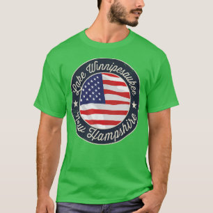 Camiseta Lago Winnipesaukee - Souve Patriótico New Hampshir