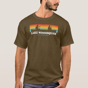Camiseta Lago Winnisquam New Hampshire Canoe