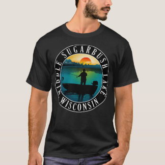 Camiseta Lago Wisconsin en piragüismo