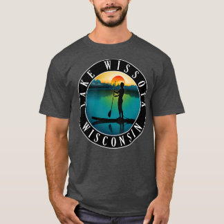 Camiseta Lago Wissota Wisconsin Paddleboarding