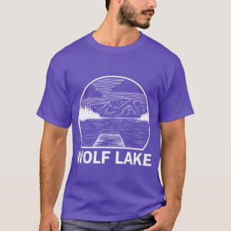Camiseta Lago Wolf Illinois Pesca Camping Amigo de verano