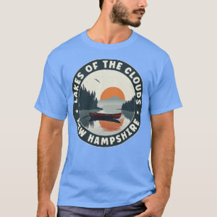 Camiseta Lagos de las nubes Nuevo Hampshire Sunset