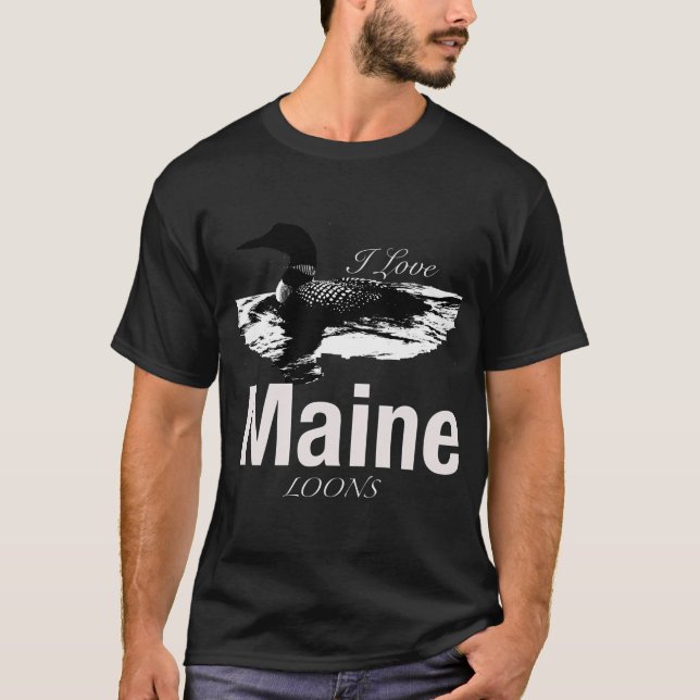 Camiseta Lagos De Maine Y Loons De Pond (Anverso)