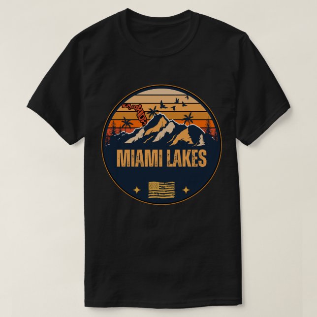 Camiseta Lagos de Miami, Florida (Diseño del anverso)