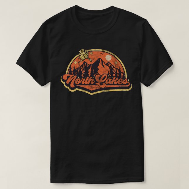 Camiseta Lagos del Norte, Alaska (Diseño del anverso)