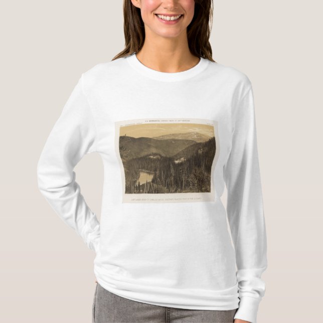 Camiseta Lagos perdidos, río de Conejos, Colorado (Anverso)
