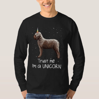Camiseta Lagotti Romagnoli Confía En Mí Como Perro Unicorni