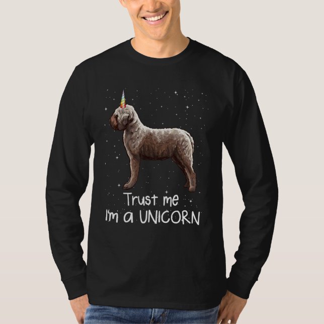 Camiseta Lagotti Romagnoli Confía En Mí Como Perro Unicorni (Anverso)