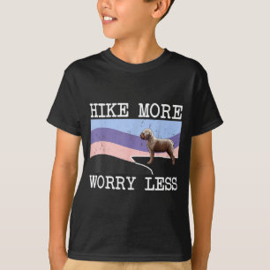 Camiseta Lagotti romagnoli hike más preocúpate menos gráfic
