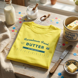 Camiseta Lagraciosa barra de mantequilla "Extra Salada" Ama