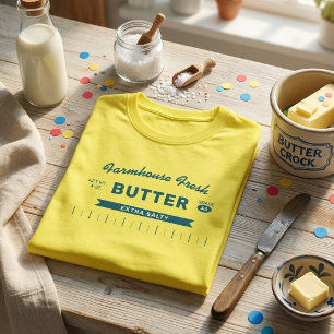 Camiseta Lagraciosa barra de mantequilla "Extra Salada" Ama