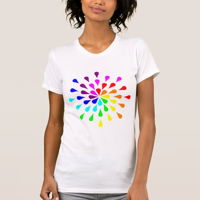 Camiseta Lágrimas arcoiris (Anverso)