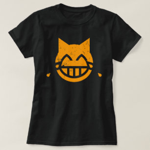 Camiseta Lágrimas de alegría de la Emoji del gato