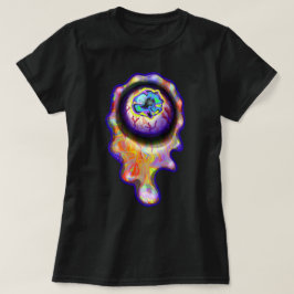 Camiseta Lágrimas de arcoiris llorando gota de pintura en g