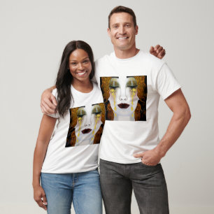 Camiseta Lágrimas de oro, rostros llenos de inspiración de