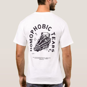 Camiseta Lágrimas homofóbicas Inglés antiguo, LGBTQ y aliad