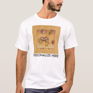 Camiseta Lágrimas para hombres - Carousel Giraffe