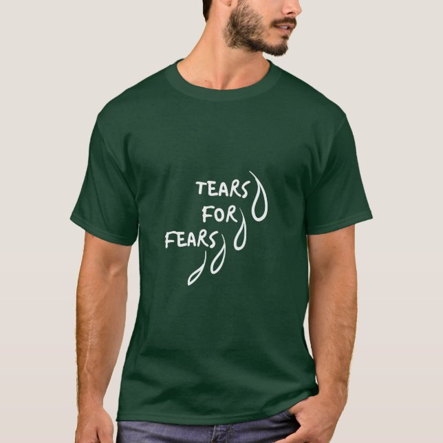 Camiseta Lágrimas por miedo | Cita divertida (Anverso)