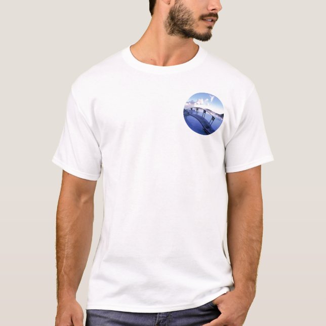 Camiseta laguna azul, Islandia (Anverso)