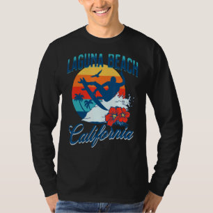 Camiseta Laguna Beach California Surf Summer Vacation Vinta