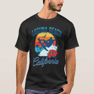 Camiseta Laguna Beach California Surf Summer Vacation Vinta
