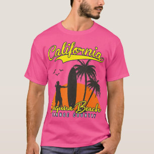 CAMISETA LAGUNA BEACH CALIFORNIA SURFING SUNSET SURFING