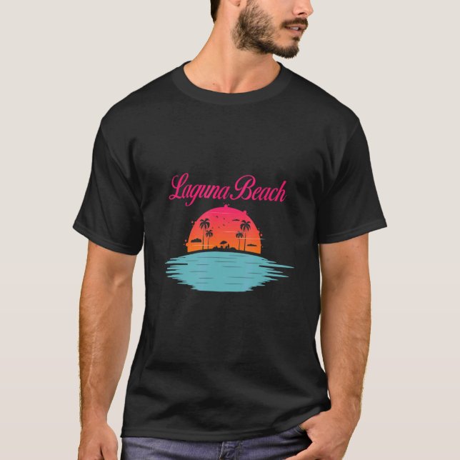 Camiseta Laguna Beach Orange County California Summer Vacat (Anverso)