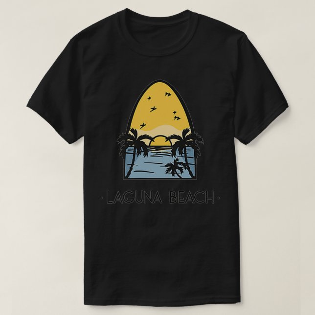 Camiseta Laguna Beach Vintage Surf (Diseño del anverso)