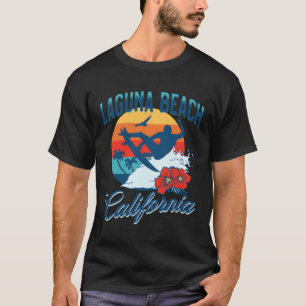 Camiseta Laguna California Beach Surfing Summer Vacation